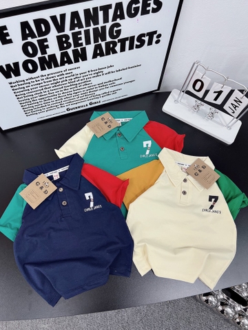 A078-Áo polo phối màu số 7
