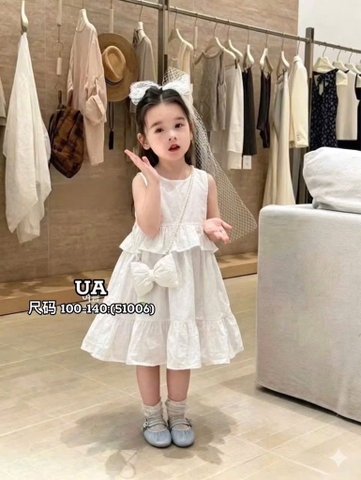 V457-Váy SN trắng thô hàn kèm túi (17.32kg)