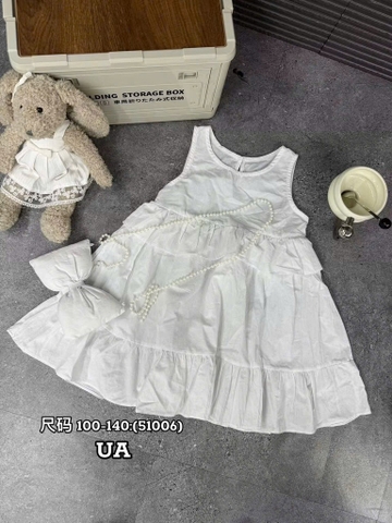 V457-Váy SN trắng thô hàn kèm túi (17.32kg)
