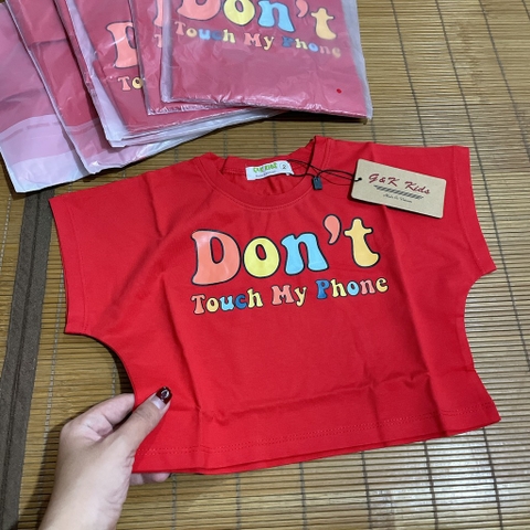 A427-Áo croptop cotton chữ đỏ (11.24kg)