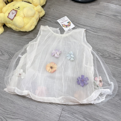 A203-Áo lưới sát nách hoa rơi (10.24.225)