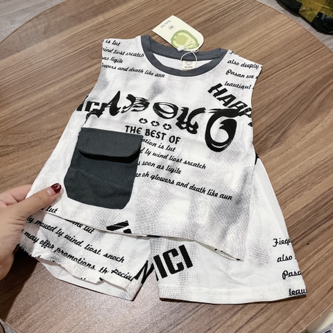 T722-Bộ cotton SN chữ loang trắng (06.15kg)
