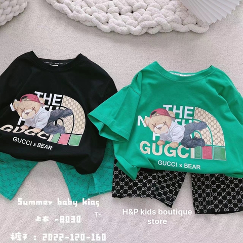 BTN001-Bộ cotton gấu quần GC (XẢ)