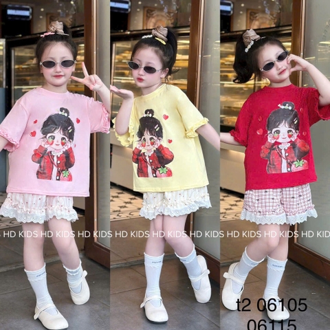 G814-Bộ bé dâu bèo quần đũi (16.28kg)