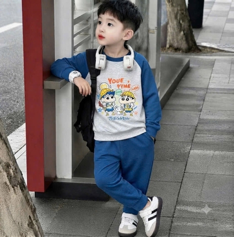 T796-Bộ cotton dài cu Shin phối (09.18kg)