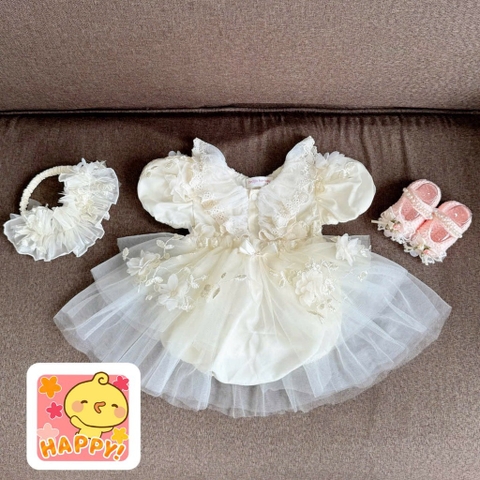 BD106-Body suit váy cổ ren thêu (03.12.991)