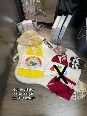DB005-Set đồ bơi Beach vàng (08.20kg)