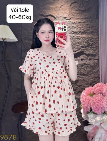 N055-Pijama 40-60kg Đùi Tole Lanh