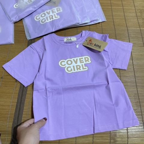 A424-Áo cộc cotton bé GIRL tím (11.24kg)