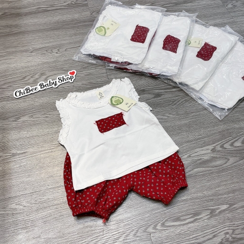 G900-Bộ cotton SN q bom hoa nhí đỏ (08.17kg)