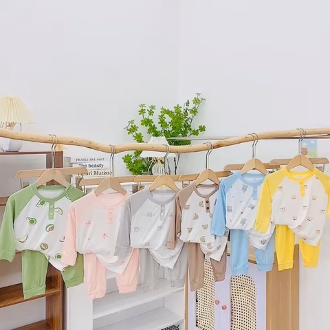 B406-Bộ thun lạnh dài ráp lăng in rơi (05.15kg)