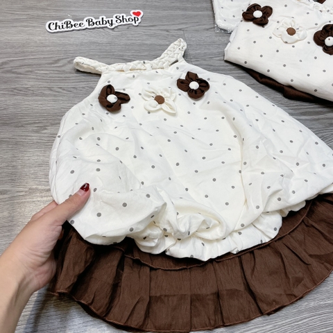 G903-Set cổ yếm bi nâu cv xoè (18.25kg)