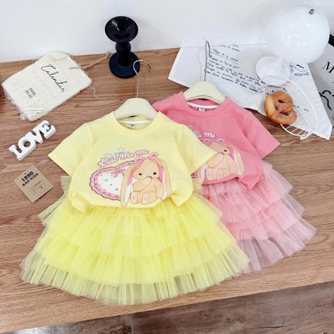 G917-Set áo cún vàng cv lưới xoè (10.26kg)