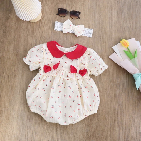 BD142-Body suit cộc xô cherry đỏ (03.10kg)