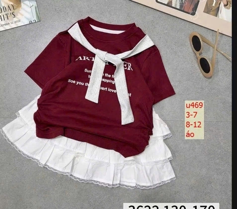 A435-Áo chữ đỏ kèm khăn Cồ (30.45kg)