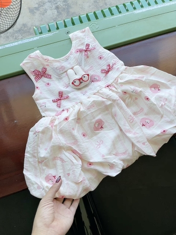 V422-Váy đũi bí logo thỏ SN (08.14kg)