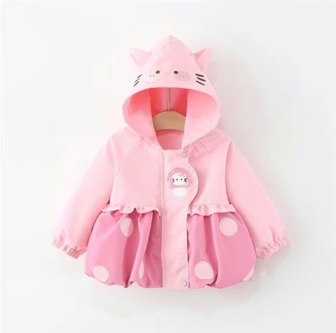 K126-Áo gió lỳ lót lông heo hồng (13.32kg)
