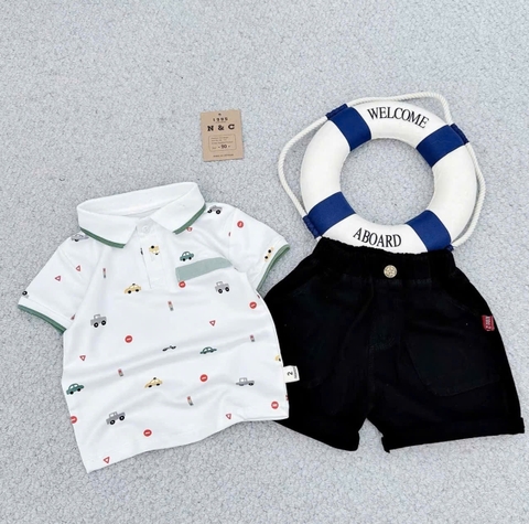 T566-Set oto xanh lá q kaki (08.26kg)