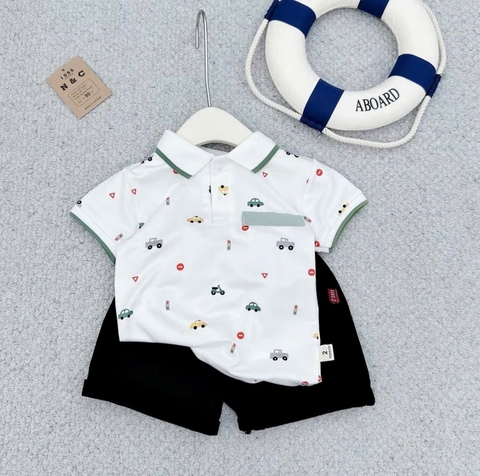 T566-Set oto xanh lá q kaki (08.26kg)