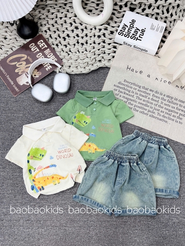 T567-Set khủng long kem q jean (08.26kg)