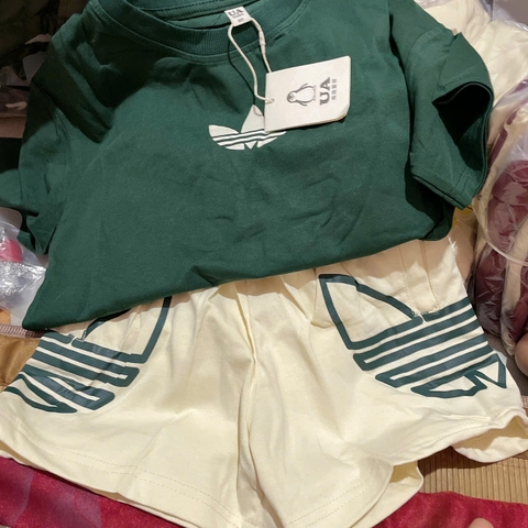 T578-Bộ đùi cotton xịn UA DAS rêu (18.33kg)