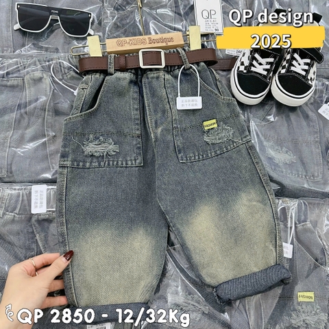 Q293-Quần baggy bụi rách 2 túi (12.28kg)