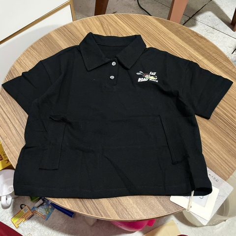 A367-Áo polo chó đen xịn (18.35kg)