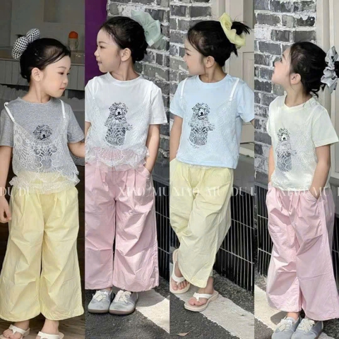 G763-Set áo zip ren q xuông thô mềm (16.30kg)