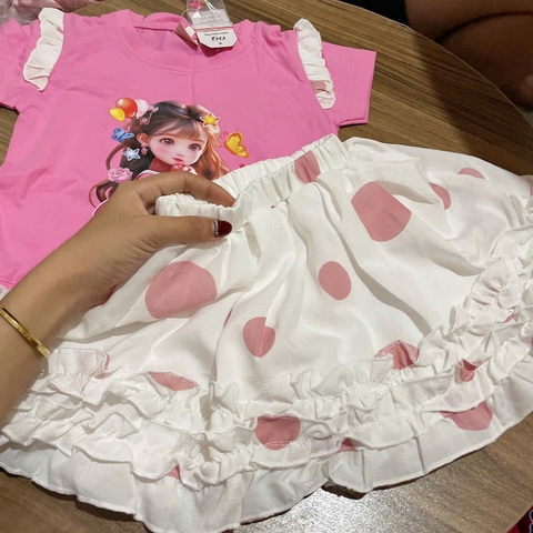 G787-Set bé hồng cv bi trắng (10.17kg)