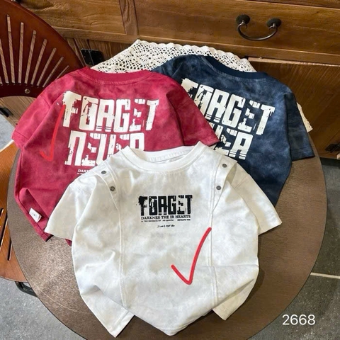 A391-Áo thun QC TXR trắng FORGET (10.20kg)