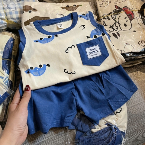 T645-Bộ cotton SN Ô TÔ (07.13kg)