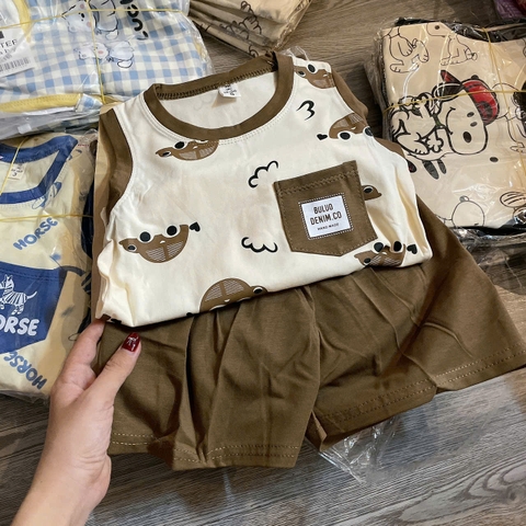 T645-Bộ cotton SN Ô TÔ (07.13kg)