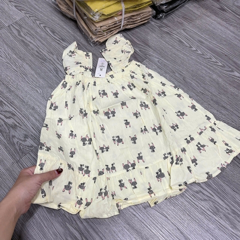 V401-Váy đũi thỏ vàng 2 dây (10.18kg)