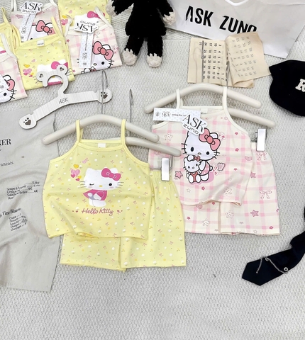 G833-Bộ cotton 2 dây Kitty (09.26kg)