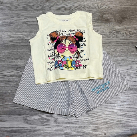 G834-Bộ cotton sát nách q đùi kẻ (12.25kg)