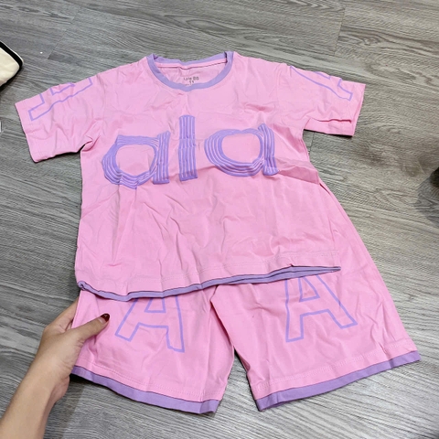 G839-Bộ cotton cộc xịn Ala phối (25.45kg)