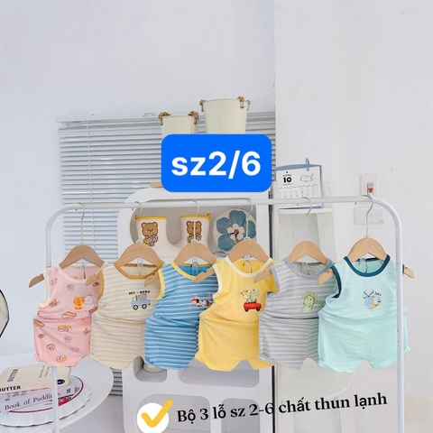 B564-Bộ balo thun lạnh phối kẻ (05.15kg)