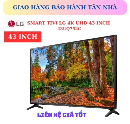 Smart Tivi LG 43UQ752C 4K UHD