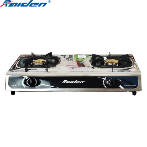 Bếp Gas đôi toàn thân Inox Raiden RDB-360