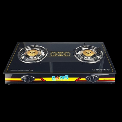 Bếp ga đôi Raiden đầu đốt Mol nhôm RD-366SN
