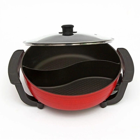 Nồi lẩu điện 2 ngăn 5L Nkmedia MDEP7615