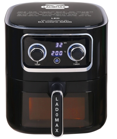 NỒI CHIÊN KHÔNG DẦU LADOMAX HA-5610-LED