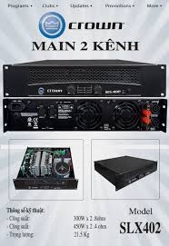 Main Cục Đẩy Công Suất CROWN XLS402
