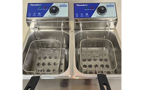 Bếp chiên nhúng điện đôi Raiden RD-1206 - Hàng chính hãng