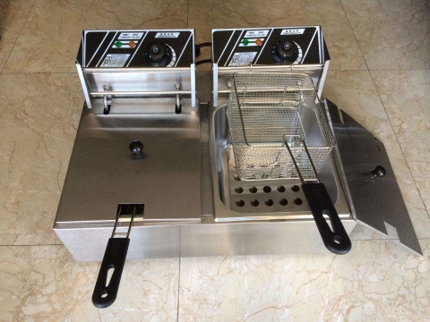 bếp chiên nhúng ATAI 6L đôi ZL-82