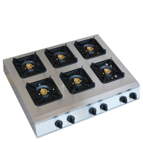 Bếp Gas 6 đầu Công Nghiệp