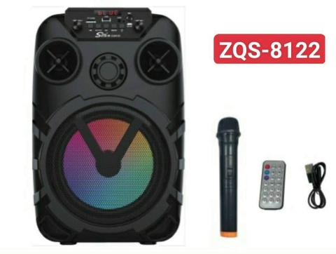 LOA BLUETOOTH ZQS-8122 + KÈM MIC KHÔNG DÂY