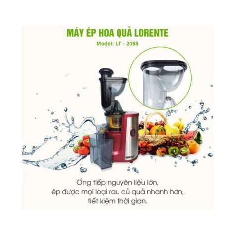 Máy ép chậm 300w trục đứng Lorente LT-2088