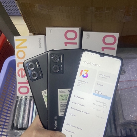 XIAOMI REDMI NOTE 10-5G (6/128GB) ZIN KENG FULLBOX