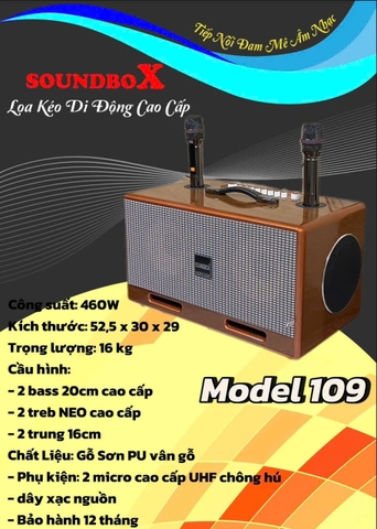Loa xách tay Soundbox PU109